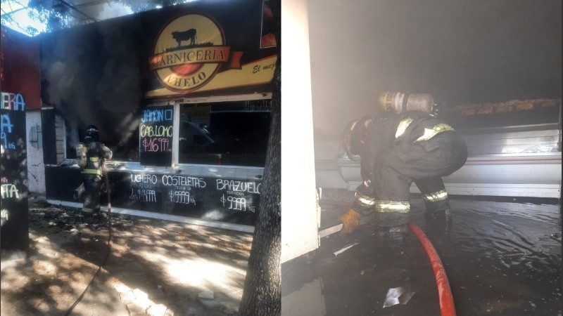 Las pericias posteriores determinarán el origen del foco ígneo.