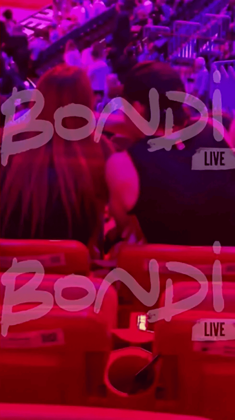 Karina y Mateo juntos en Miami.&nbsp;