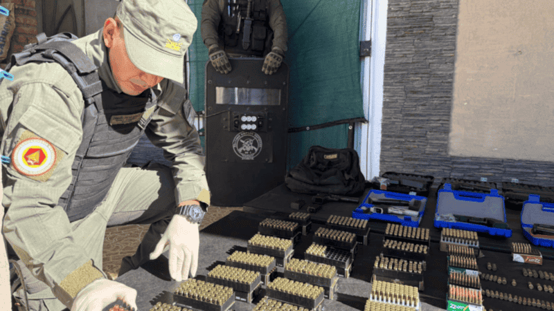 El operativo en Puerto Gaboto lo hizo Gendarmería Nacional.&nbsp;