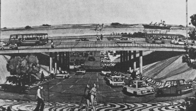  Croquis del Paseo Ribereño- Tramo 1 Acceso Norte (Fuente: Revista Vivienda Nº 209, 1979).