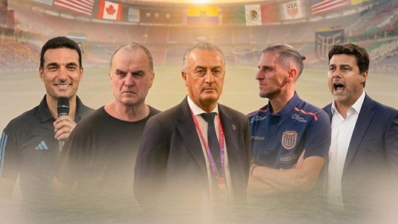 De los seis entrenadores del país que ya tienen su lugar asegurado en la máxima cita, cinco son hijos de la provincia santafesina.