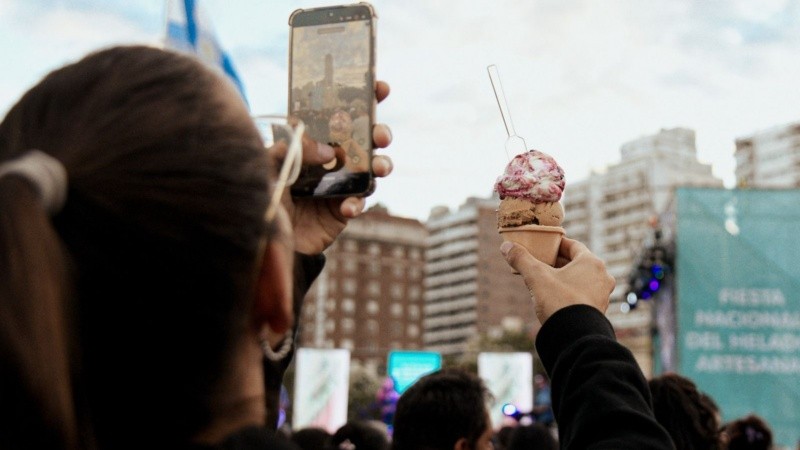 La 2ª Fiesta Nacional del Helado Artesanal en Rosario.