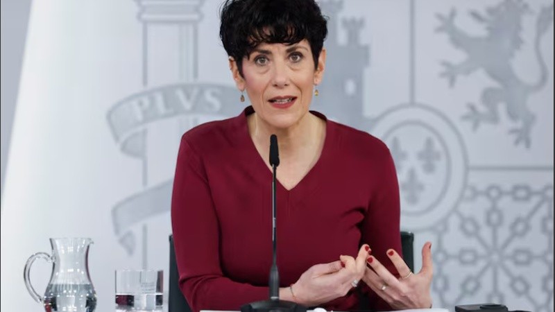 La ministra de Inclusión, Seguridad Social y Migraciones y portavoz del Gobierno, Elma Saiz.