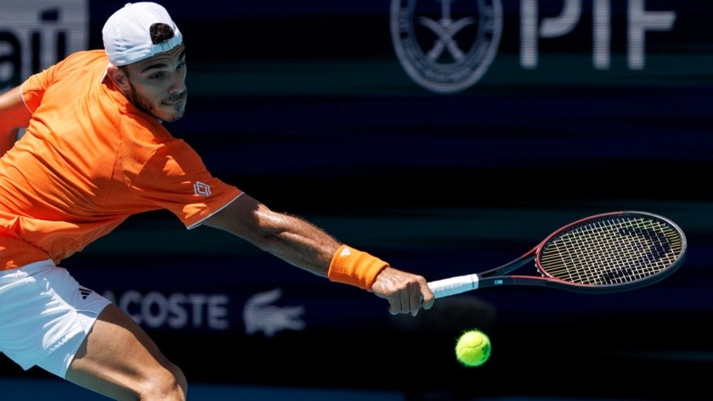 Francisco Cerúndolo está entre los ochos mejores del Masters 1000 de Miami.