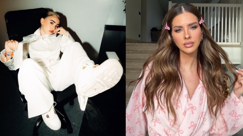 Nicki Nicole y la China Suárez.