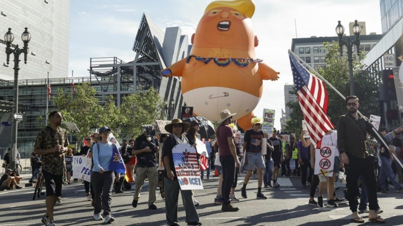 La protesta de Los Ángeles.