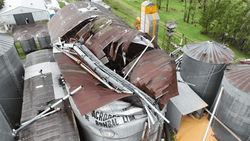 Los daños en Bombal.