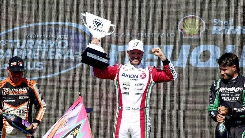 El podio en Neuquén. (ACTC)