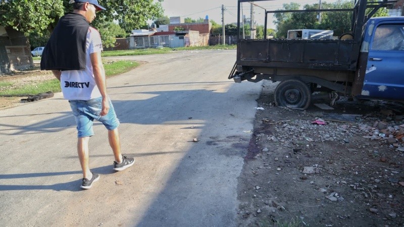 La escena del crimen.