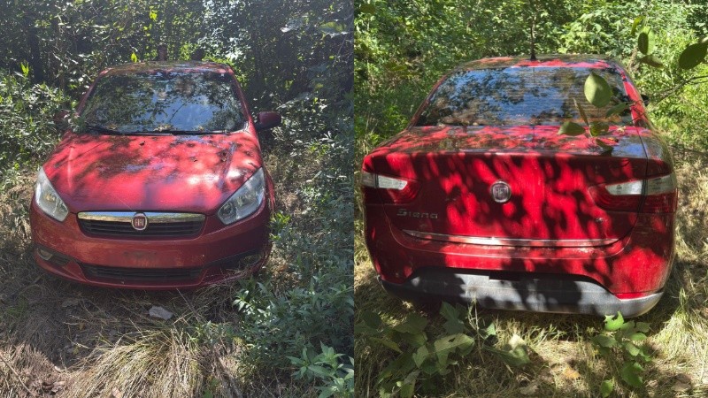 El Siena que usaba Rendón para hacer traslados con Uber.