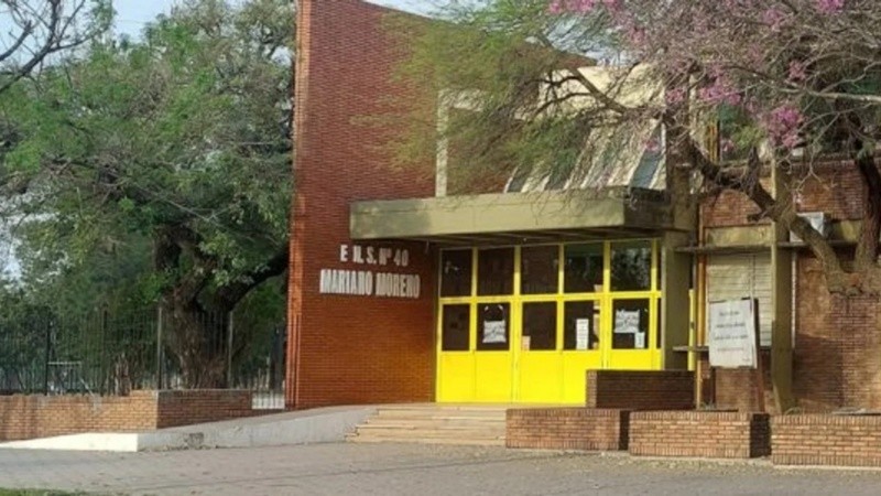 La escuela Mariano Moreno de San Cristóbal.