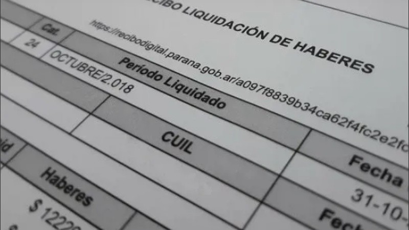 El Gobierno impulsa cambios en los recibos de sueldo.