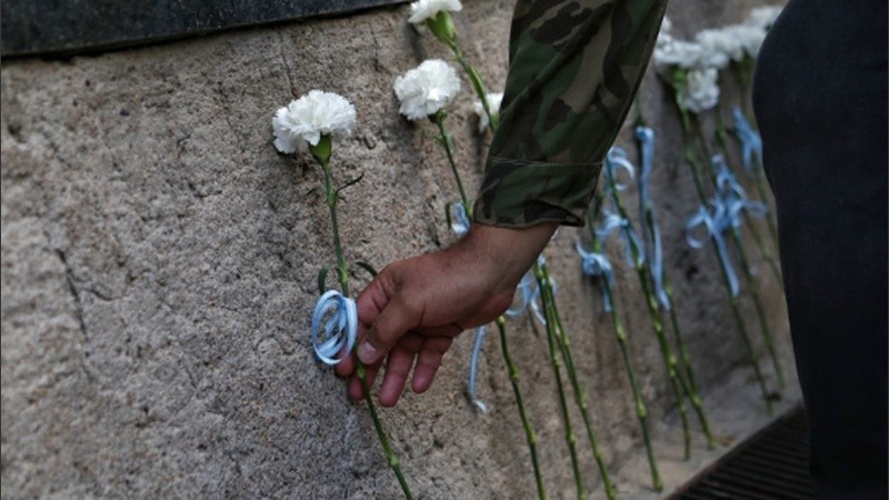 Homenaje a excombatientes de Malvinas.