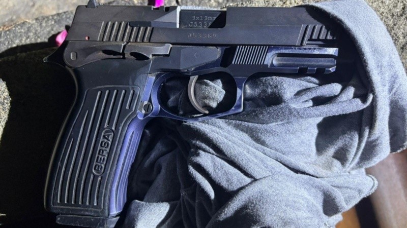 &nbsp;Una de las armas secuestradas.