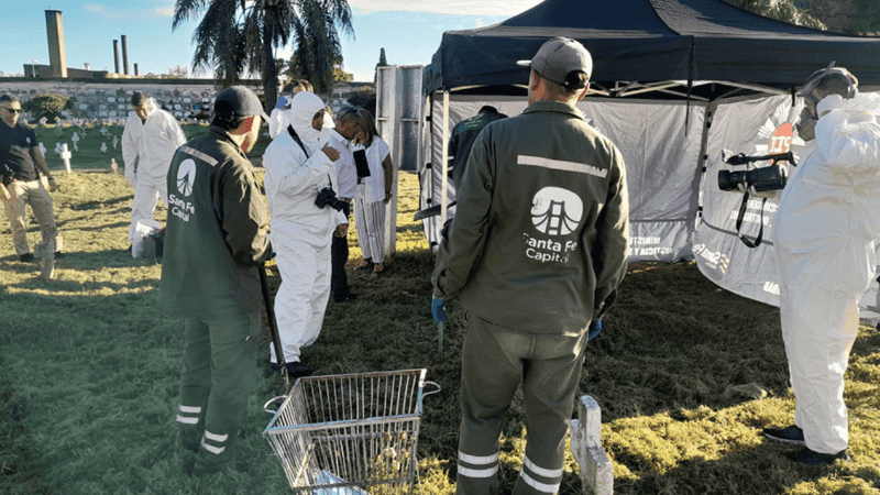Las muestras fueron enviadas al Banco Nacional de Datos Genéticos.