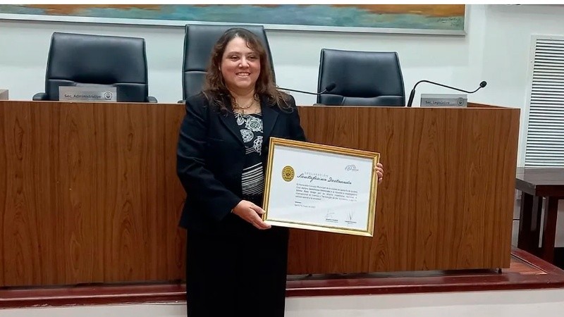 Silvina Rosa Drago recibió en 2023 la distinción como 
