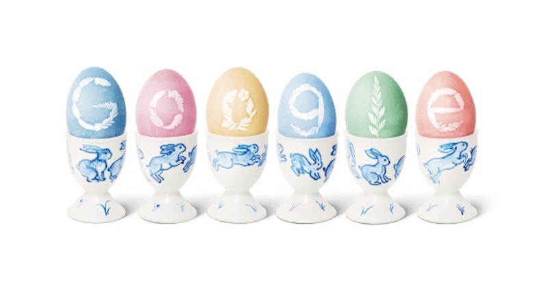 El doodle de Google para estas Pascuas.