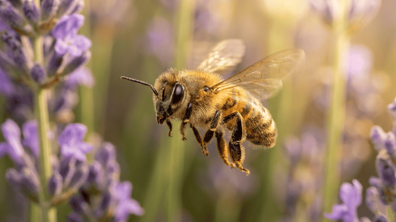 &nbsp;Al regresar al panal, las abejas ejecutan la 