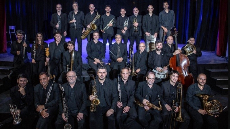 El Ensamble Municipal de Vientos de Rosario.