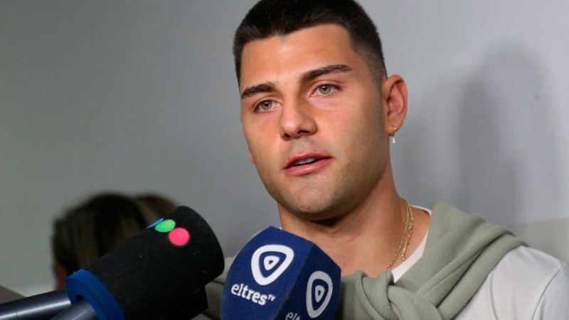 &nbsp;Nacho Russo, hijo de Miguel, estuvo presente en el homenaje. Foto: Alan Monzón (rosario3)