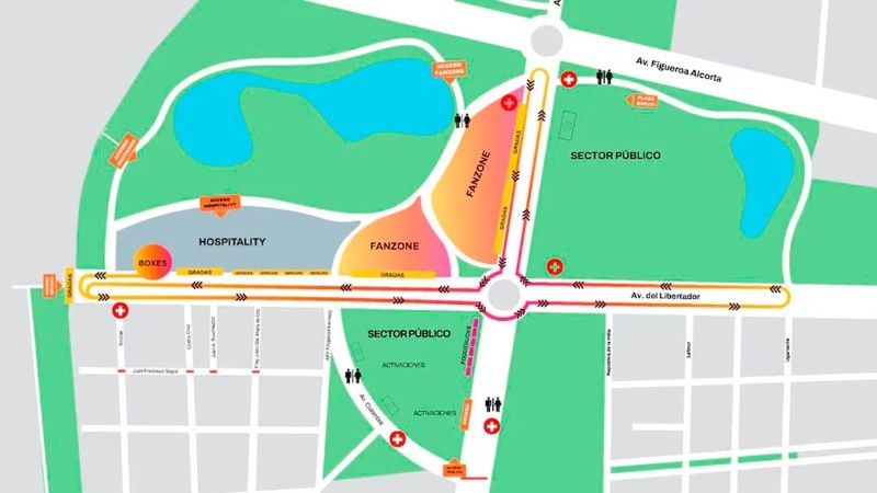 El recorrido de la exhibición de Franco Colapinto en Buenos Aires.&nbsp;