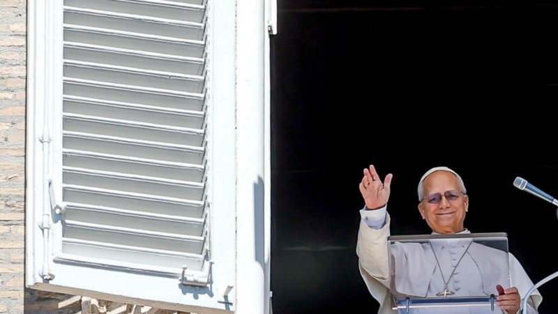 El Papa este domingo en el Vaticano.