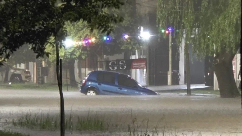 Reconquista es una de las ciudades más afectadas por el temporal.