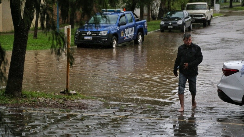 El temporal generó problemas en varias localidades de la provincia.
