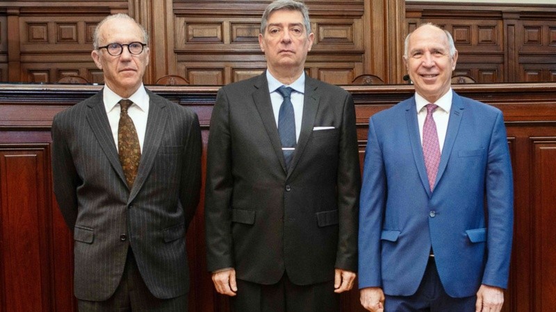 Los ministros de la Corte Suprema de Justicia.