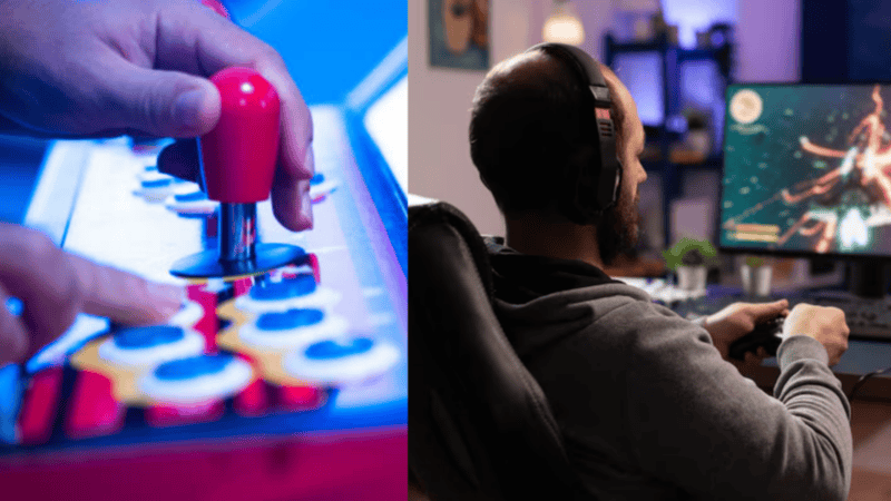 Dos generaciónes, formas diferentes de jugar videojuegos.