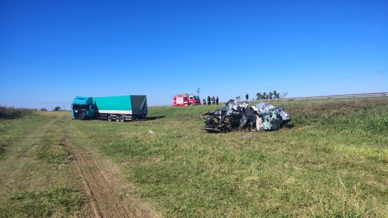 La tragedia vial se cobró cuatro vidas.