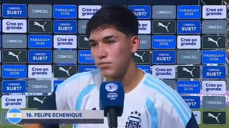 A pesar de la derrota en esta final, Argentina ya tenía su clasificación asegurada al Mundial sub 17.