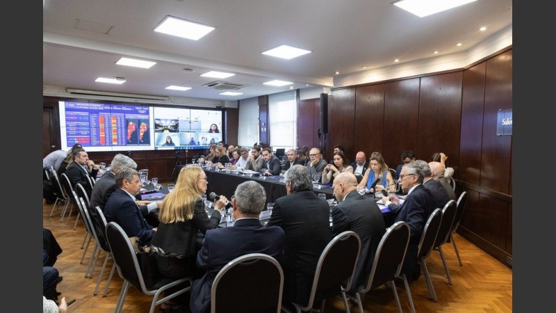 La reunión del Cofesa este lunes.