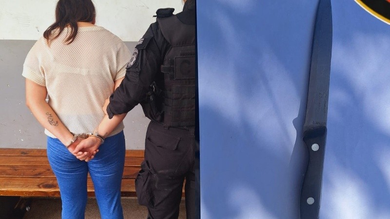 La mujer fue trasladada a la comisaría 12ª.