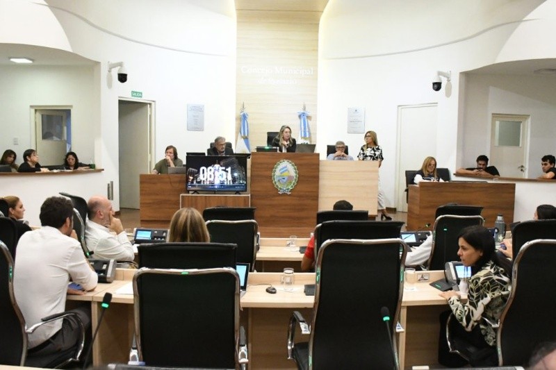 &nbsp;La sesión de este jueves en el Concejo.