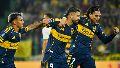 Milton Gimenez, Ezequiel Zeballos y Milton Delgado Delgado.  Boca vs Defensa y Justicia. Fcha 16 Torneo Apertura Liga Profesional Argentina.