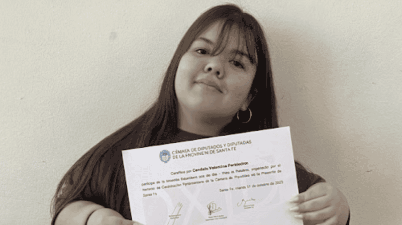 Candela Fernández, de una experiencia personal a un proyecto de ley con respaldo legislativo.&nbsp;