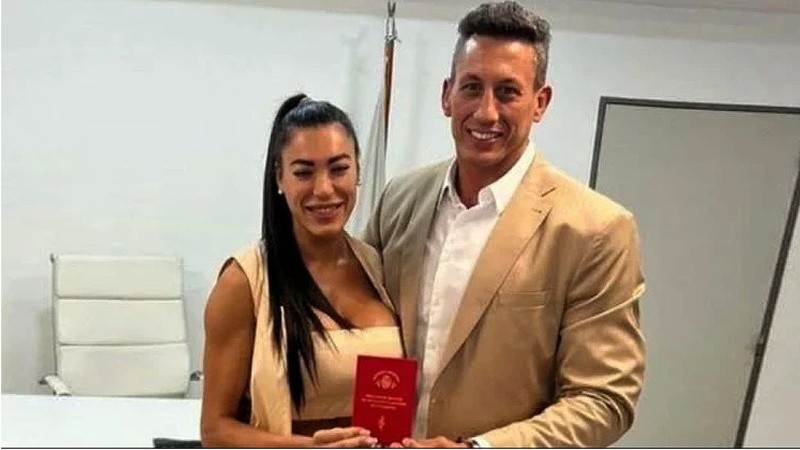 La pareja se habia casado en 2024.