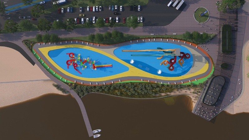 El nuevo Parque Acuático contará con un sector Infantil