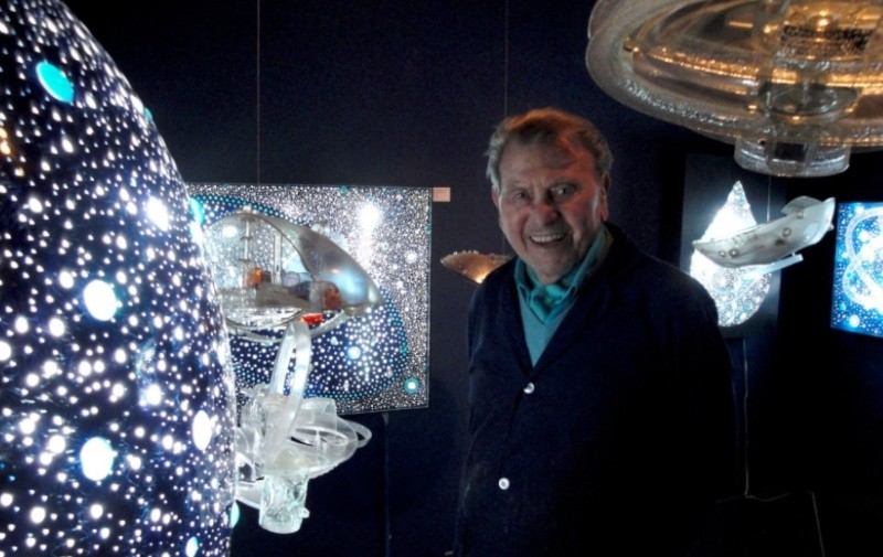 Gyula Kosice en 2010. Fundación Kosice. Foto: Max Pérez Fallik (Castagnino+macro)