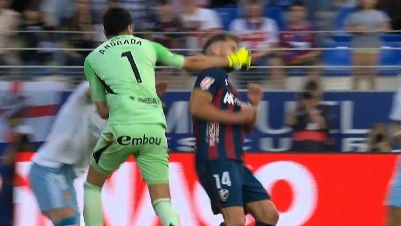 El arquero perdió los estribos y después se expresó 