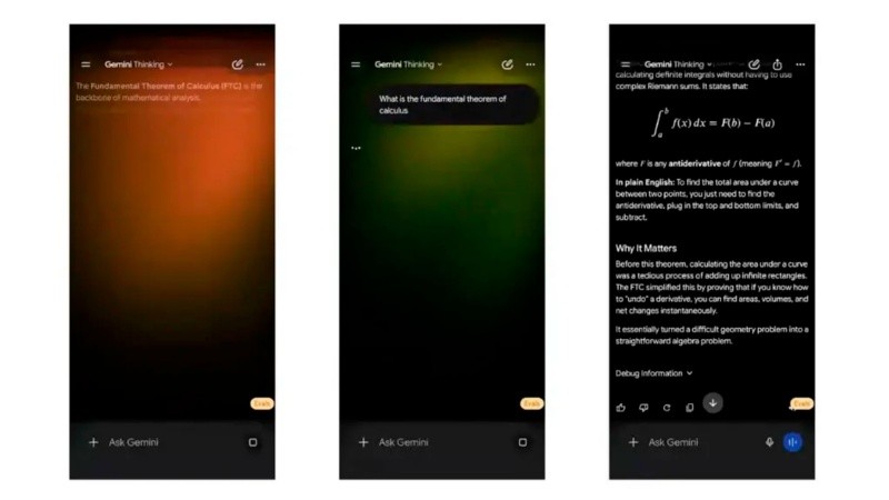 Así sería la nueva interfaz de Gemini.&nbsp;