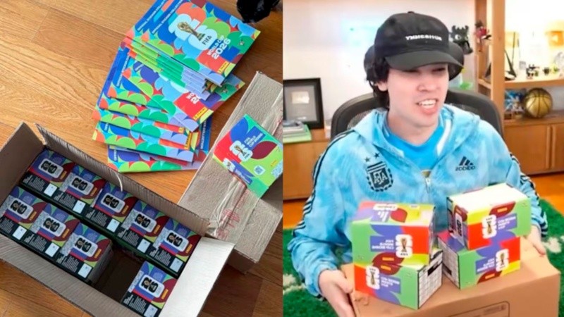 Spreen con sus figuritas.