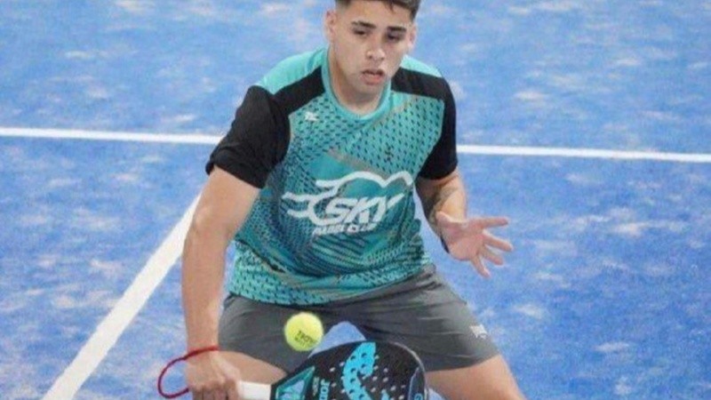 El jugador argentino de pádel Brayan “Tato” Torres, de 27 años.