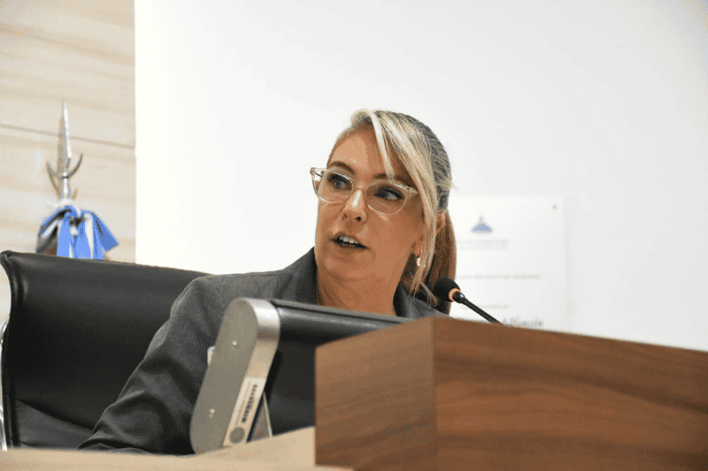 &nbsp;La presidenta del Concejo de Rosario, María Eugenia Schmuck