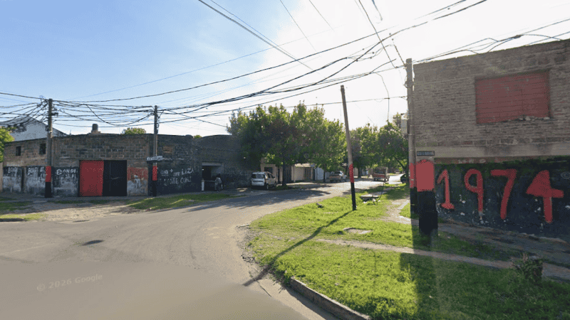 La zona donde se produjo el ataque.