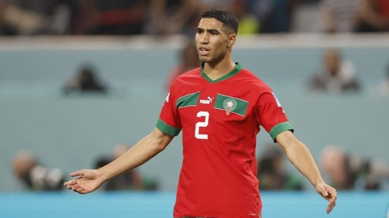 Hakimi es la gran estrella del elenco marroquí