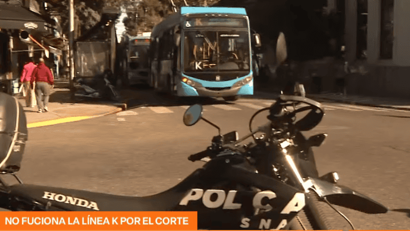 El trolebús quedará fuera de servicio hasta que se habilite el tránsito.