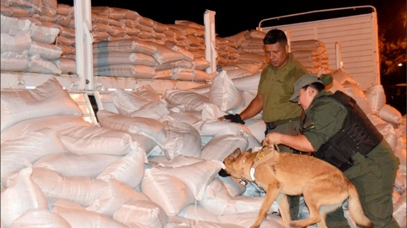 Los operativos del peaje de General Lagos detectaron el cargamento.