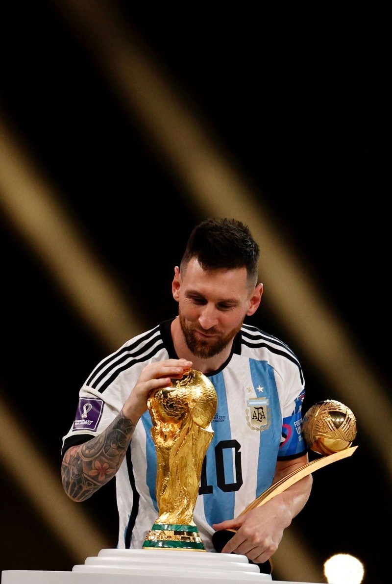Una foto de Messi que ya es icónic.&nbsp;